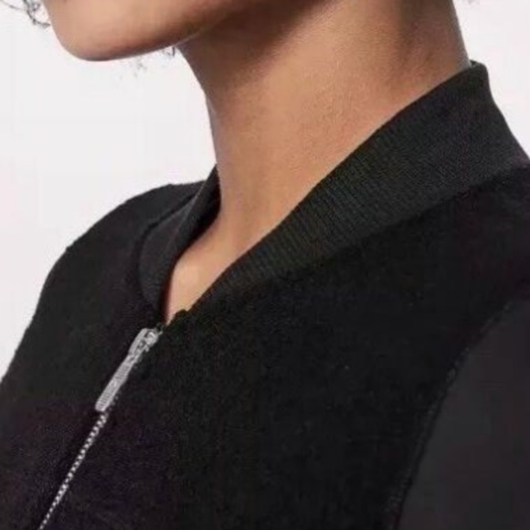 Lululemon Stand Out Sherpa Long Fleece Wool Jacket - Picture 2 of 8